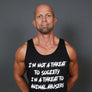 Men's "I'm Not a Threat to Society" Tank Top