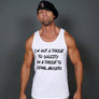 Men's "I'm Not a Threat to Society" Tank Top