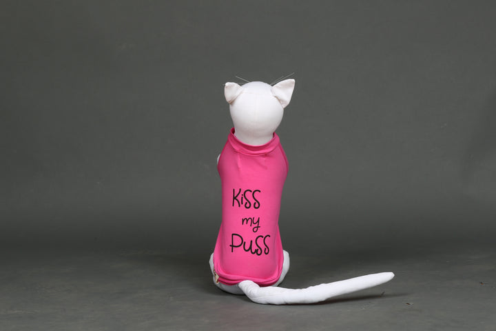 Cat's "Kiss My Puss" Tee