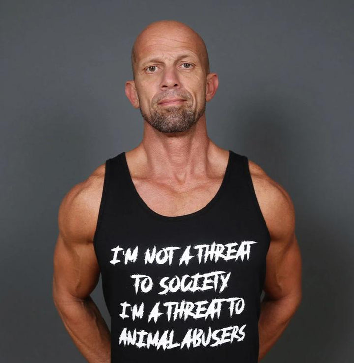 Men's "I'm Not a Threat to Society" Tank Top
